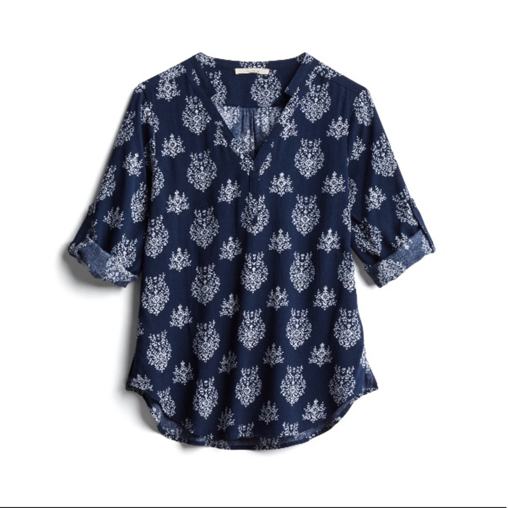 Dressy Henley Blouse